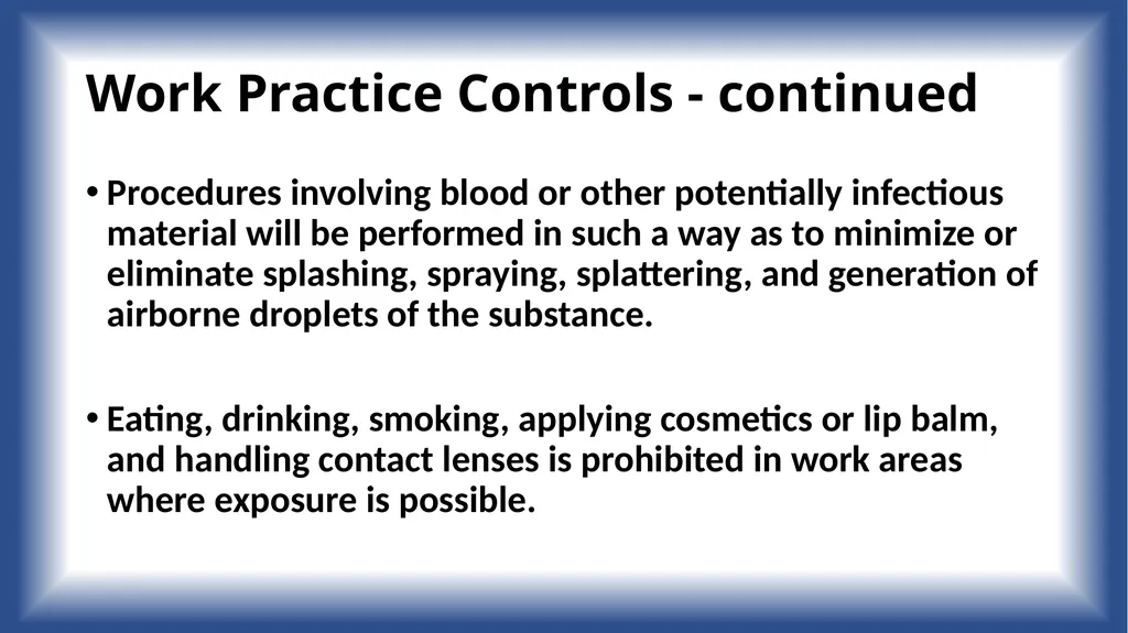 Bloodborne Pathogens Training for Ground Team - slide 13 of 29