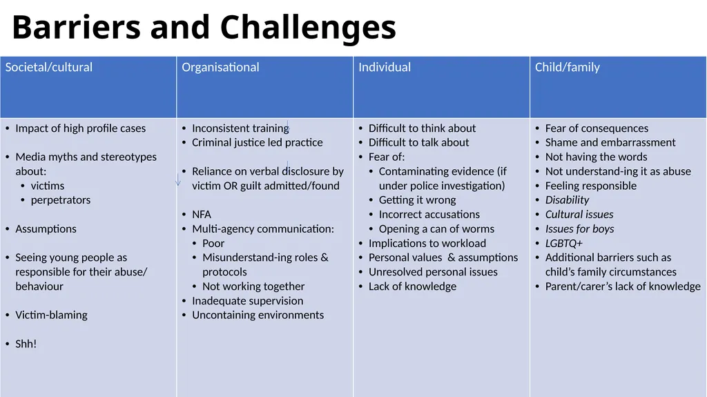HSB- Harmful Sexual Behaviour Janet Mulvihill - slide 8 of 30