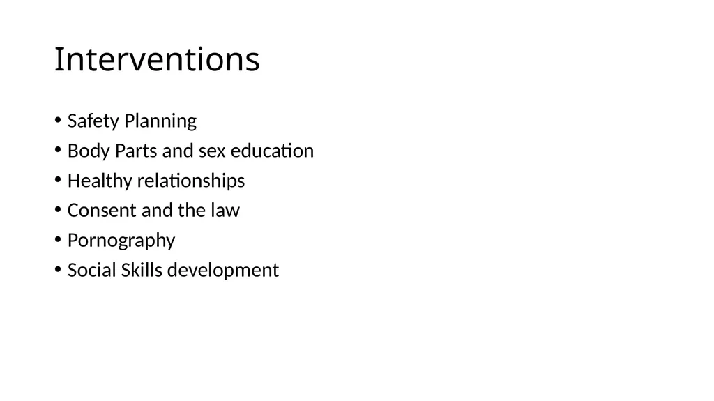 HSB- Harmful Sexual Behaviour Janet Mulvihill - slide 23 of 30