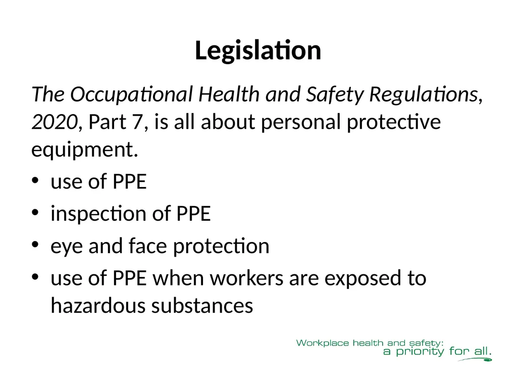 Donning & Doffing Personal Protective Equipment - slide 9 of 25