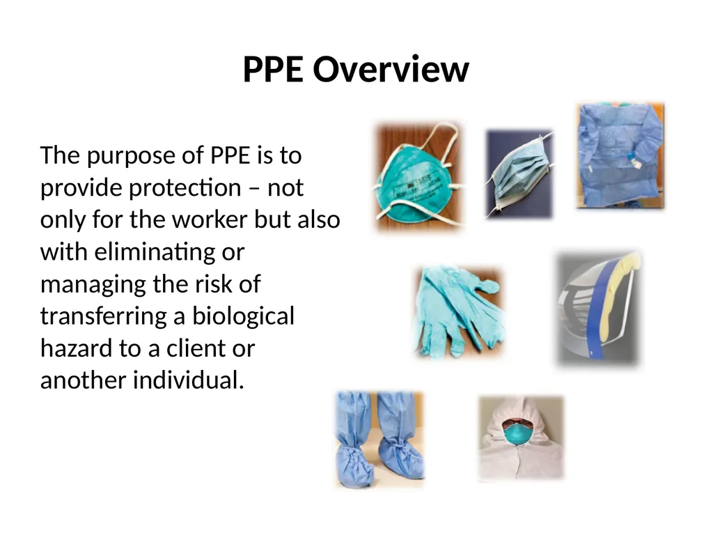 Donning & Doffing Personal Protective Equipment - slide 12 of 25