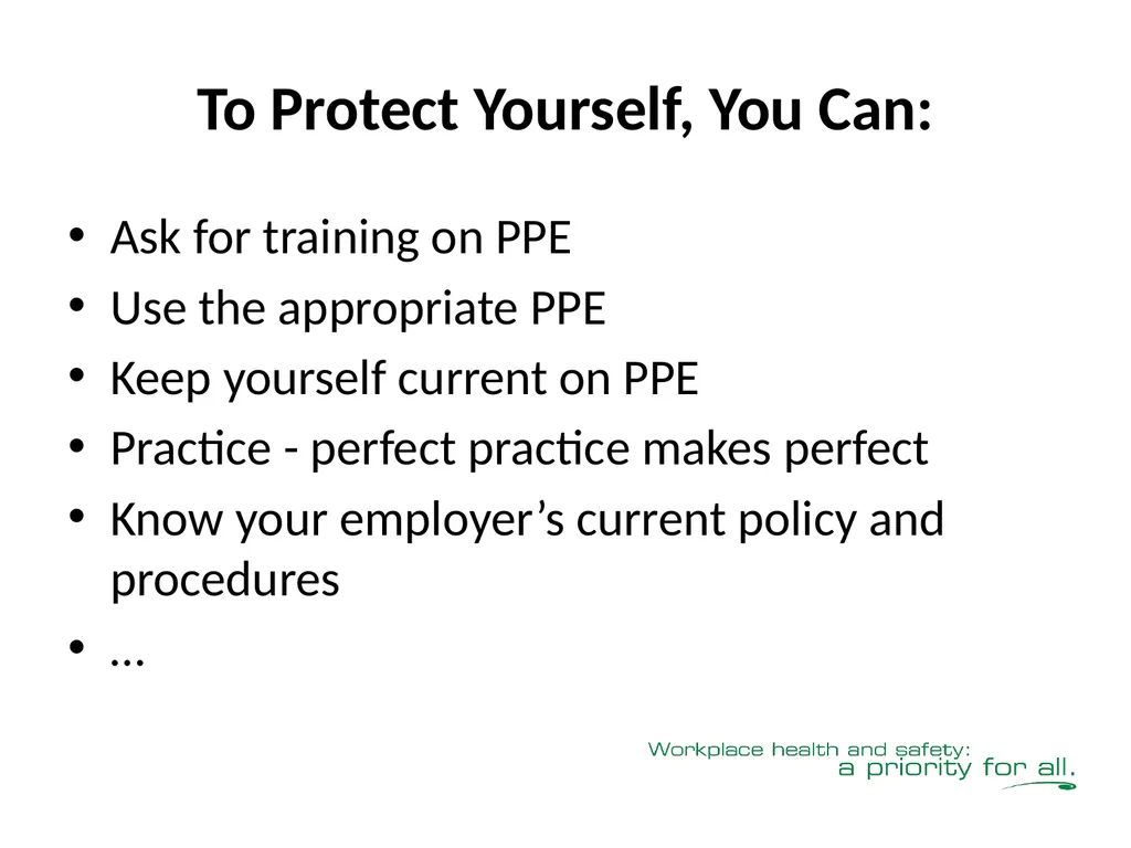 Donning & Doffing Personal Protective Equipment - slide 23 of 25
