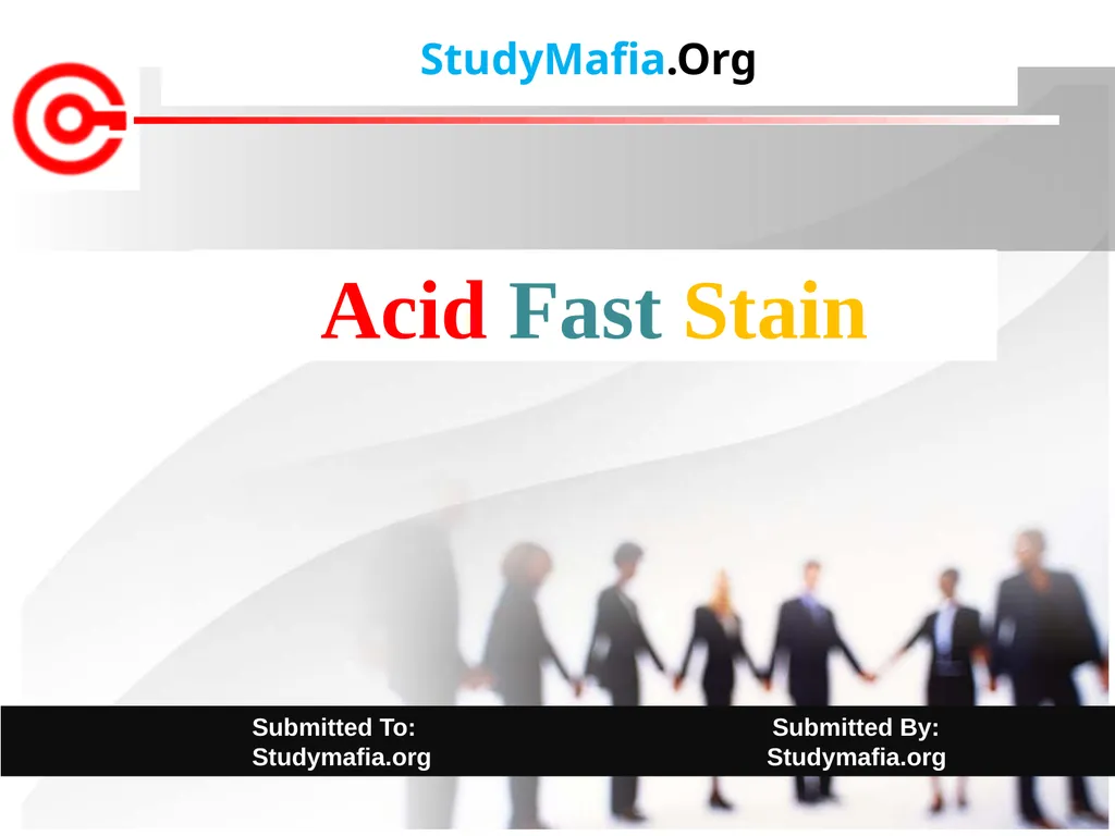 StudyMafia.Org Submitted To: Submitted By: - slide 1 of 17