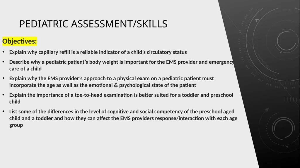 Pediatric assessment/skills Aurora first quarter - slide 3 of 43