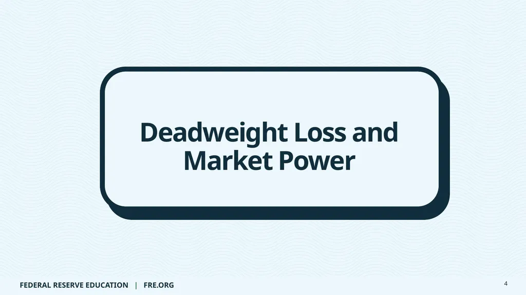 AP Micro Lecture Guide: The Deadweight Loss Plan © - slide 4 of 20