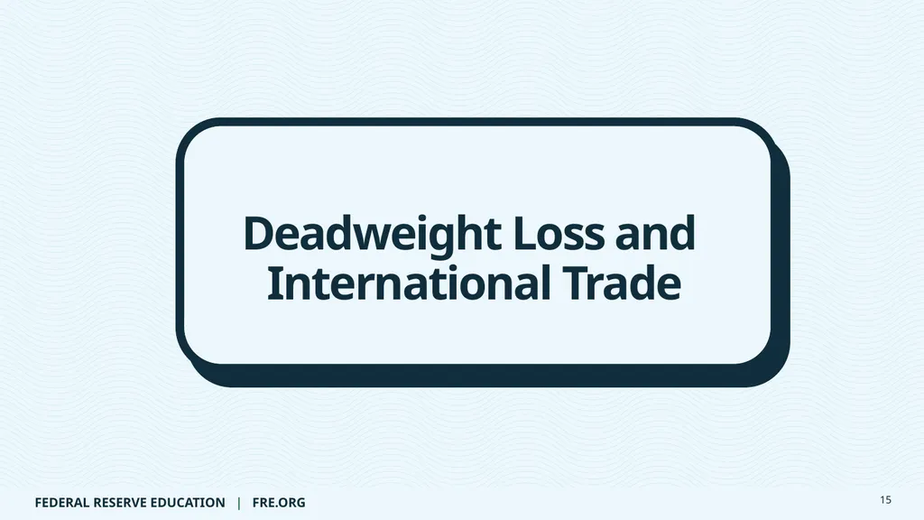AP Micro Lecture Guide: The Deadweight Loss Plan © - slide 15 of 20