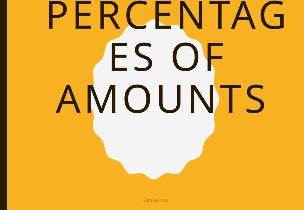 Percentages of amounts Functional Mathematics - slide 2 of 11