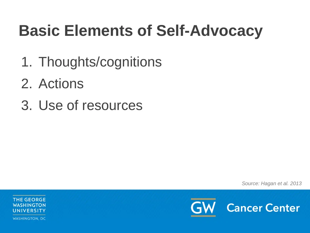 Lesson 2: Patient Advocacy Module 5: Enhancing - slide 13 of 37