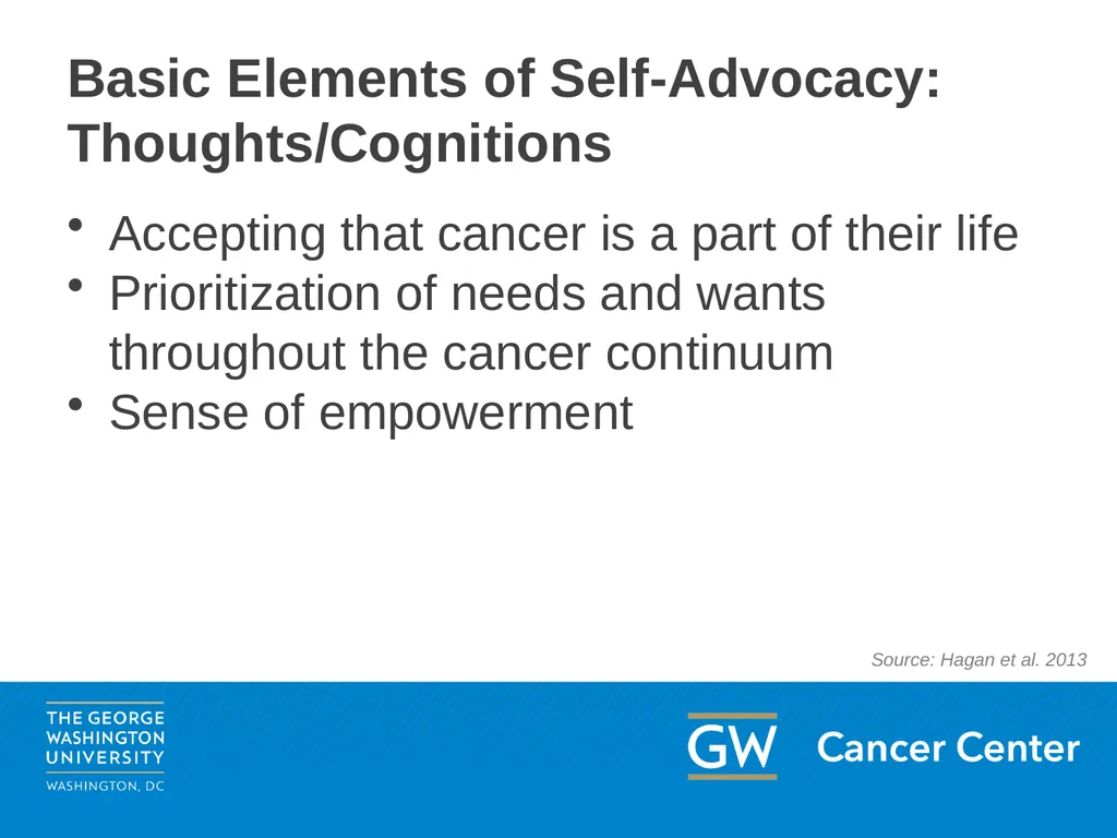Lesson 2: Patient Advocacy Module 5: Enhancing - slide 14 of 37