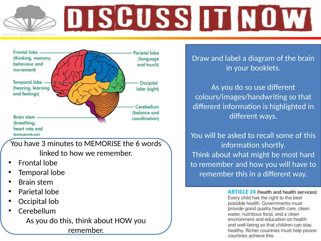 Title: How do we learn? Date 09/09/2021 Today’s - slide 6 of 12