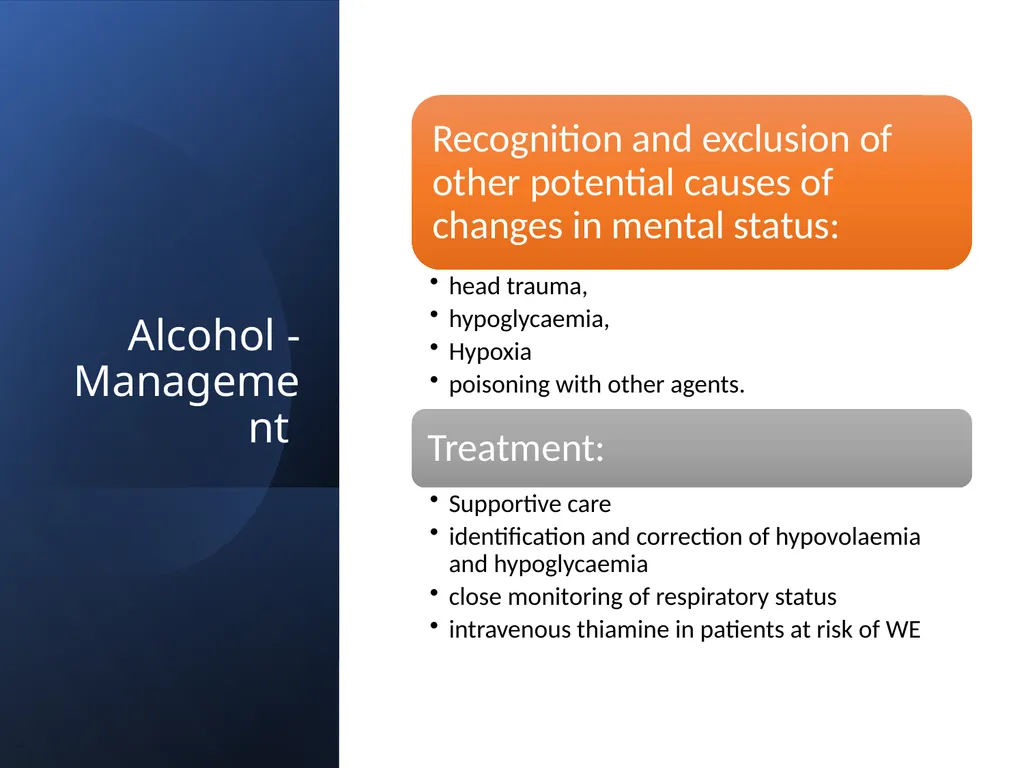 Managing Intoxication and Overdose Nursing and - slide 15 of 26