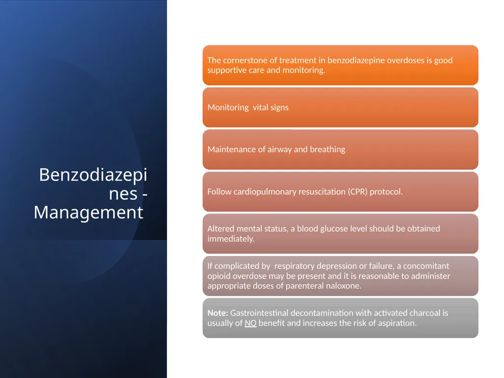 Managing Intoxication and Overdose Nursing and - slide 19 of 26