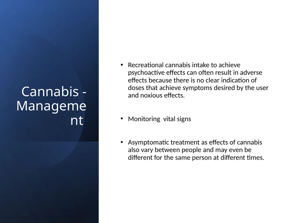 Managing Intoxication and Overdose Nursing and - slide 25 of 26
