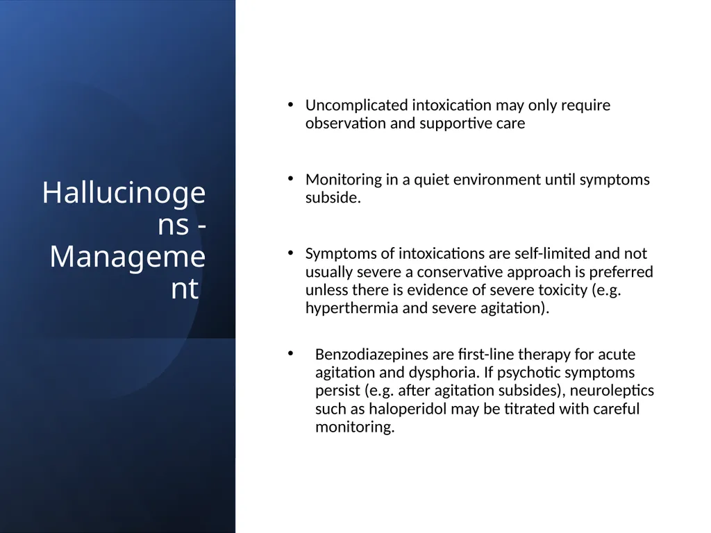Managing Intoxication and Overdose Nursing and - slide 23 of 26