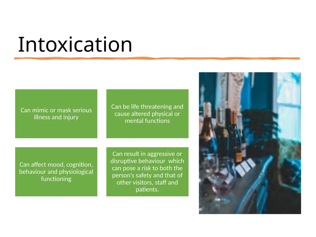 Managing Intoxication and Overdose Nursing and - slide 4 of 26