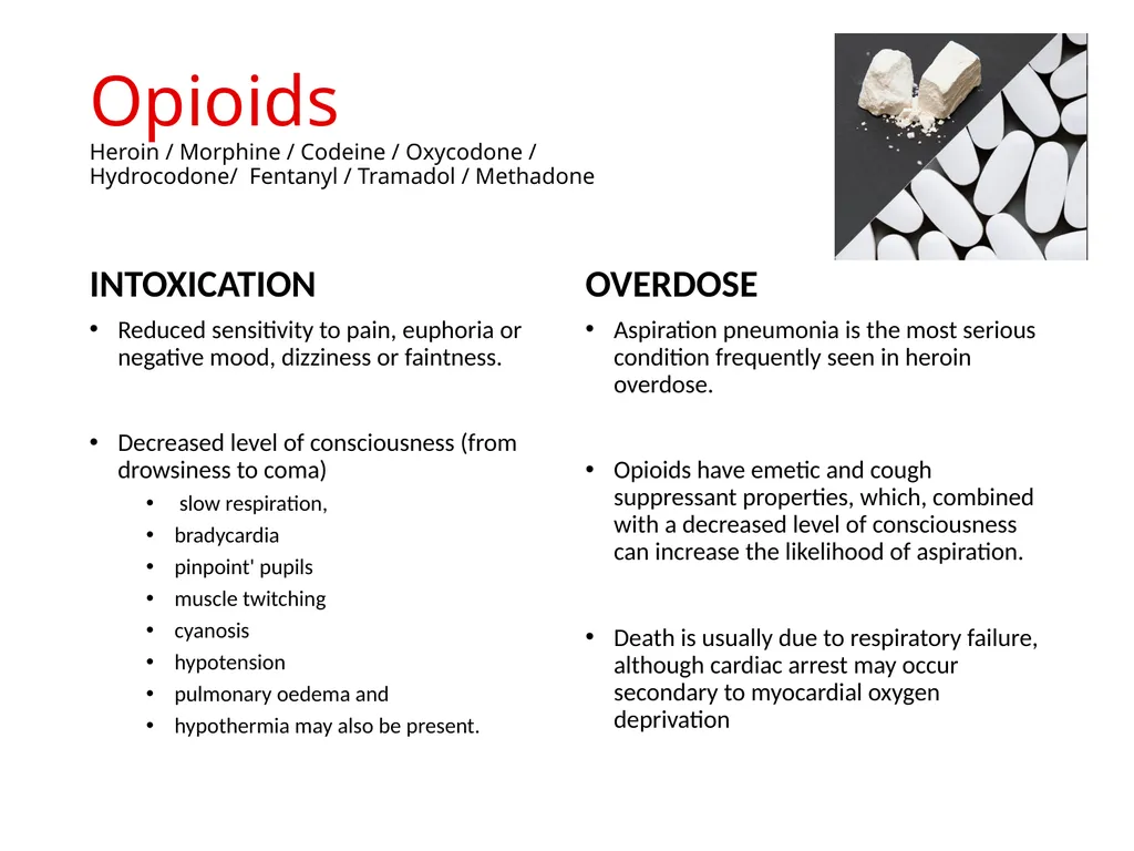 Managing Intoxication and Overdose Nursing and - slide 16 of 26