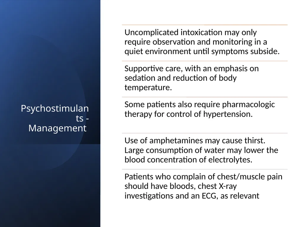 Managing Intoxication and Overdose Nursing and - slide 21 of 26