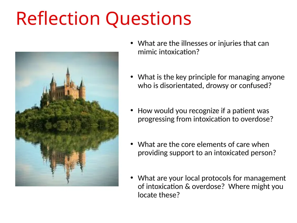 Managing Intoxication and Overdose Nursing and - slide 26 of 26