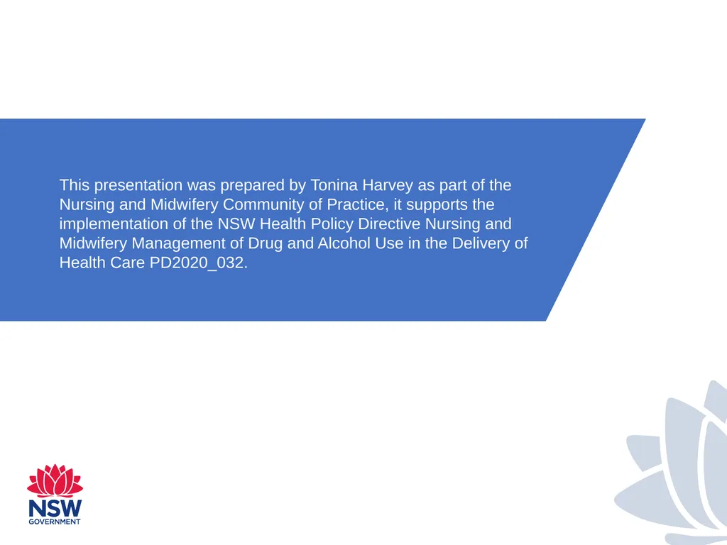 Managing Intoxication and Overdose Nursing and - slide 2 of 26