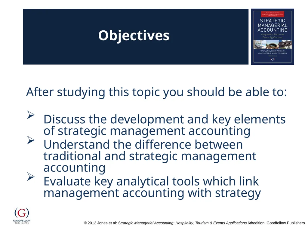Chapter 16 Strategic Management Accounting - slide 2 of 15