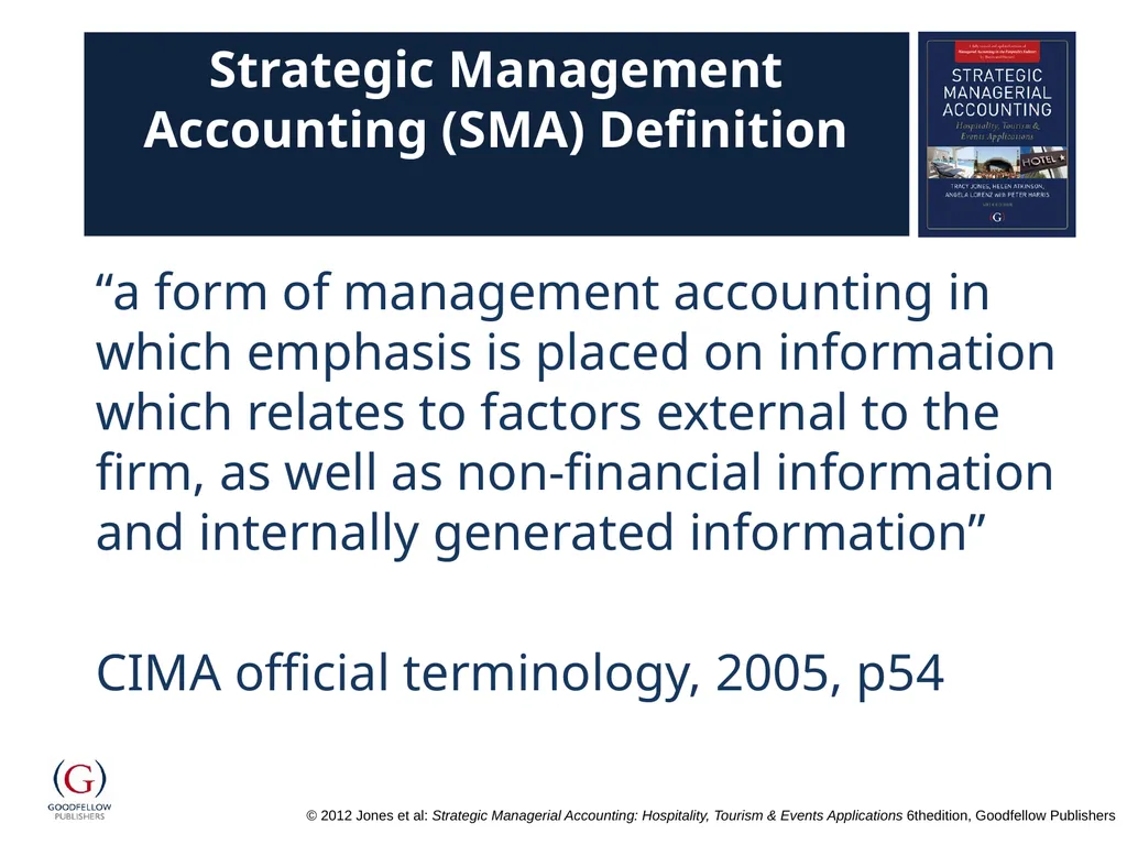 Chapter 16 Strategic Management Accounting - slide 3 of 15