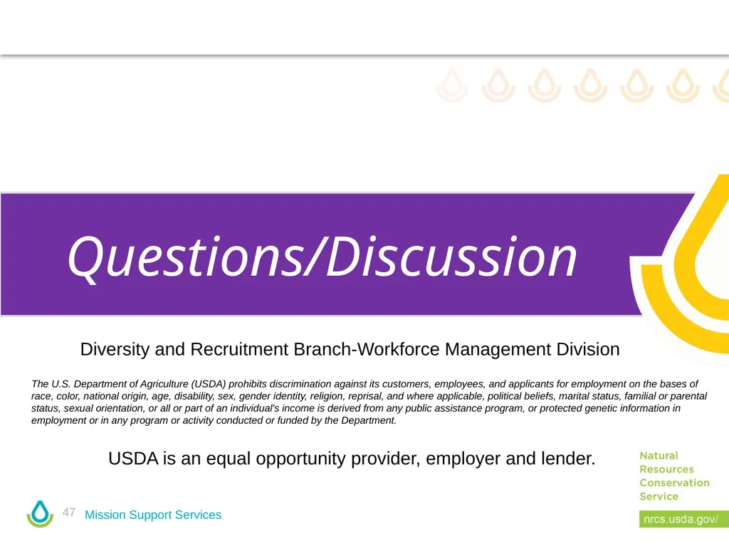 Special Emphasis Program Manager (SEPM) Training - slide 47 of 48
