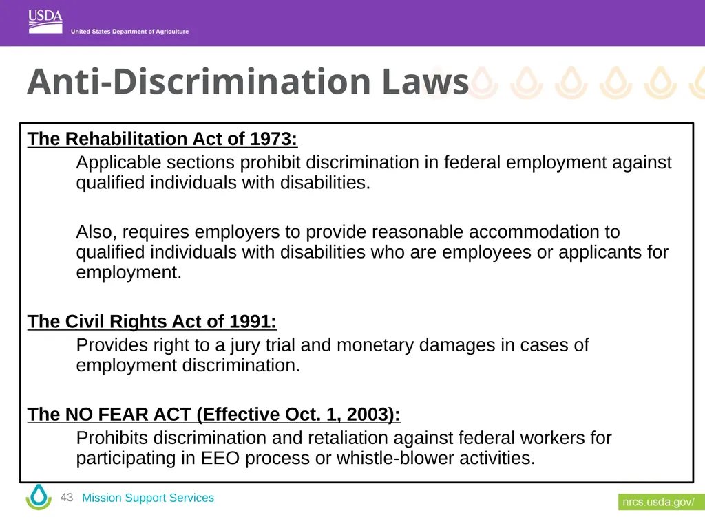 Special Emphasis Program Manager (SEPM) Training - slide 43 of 48