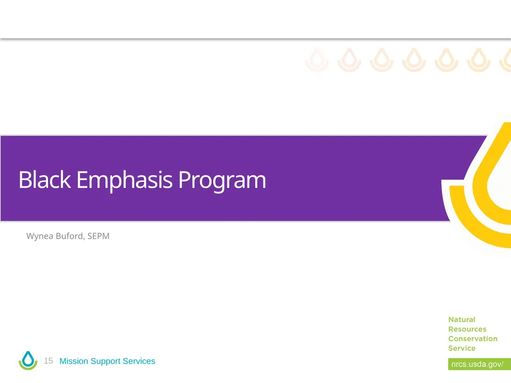 Special Emphasis Program Manager (SEPM) Training - slide 15 of 48