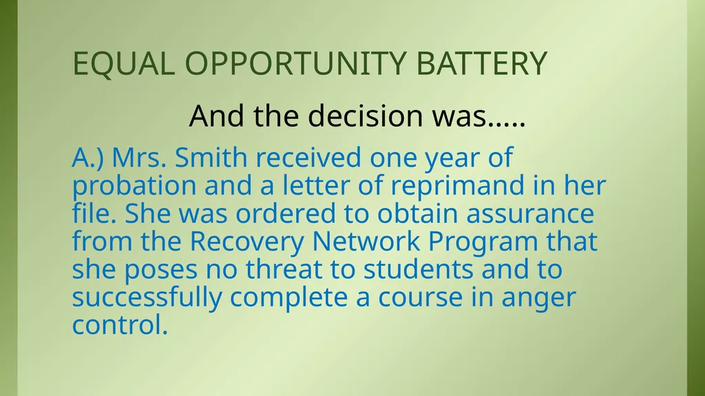 The Florida Code of Ethics and Principles of - slide 36 of 37