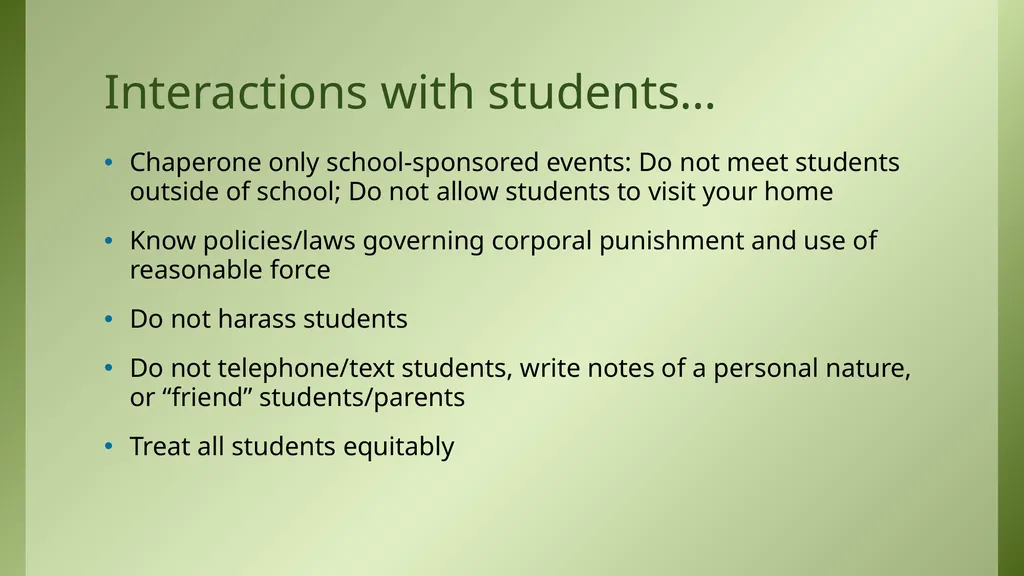 The Florida Code of Ethics and Principles of - slide 15 of 37