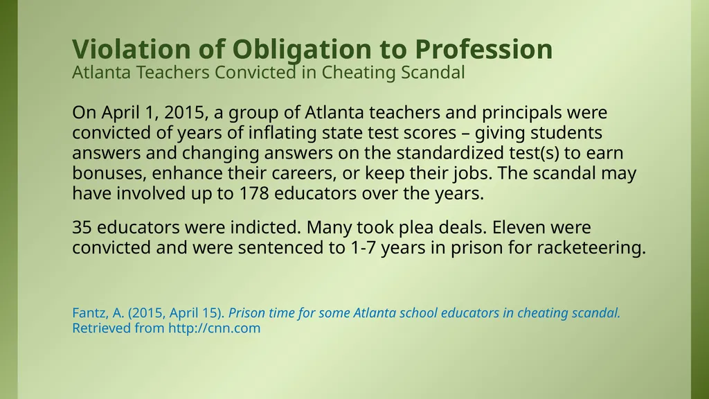 The Florida Code of Ethics and Principles of - slide 12 of 37