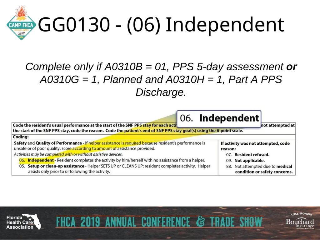 Strategies for Section GG ADLs for PDPM Carol - slide 26 of 97