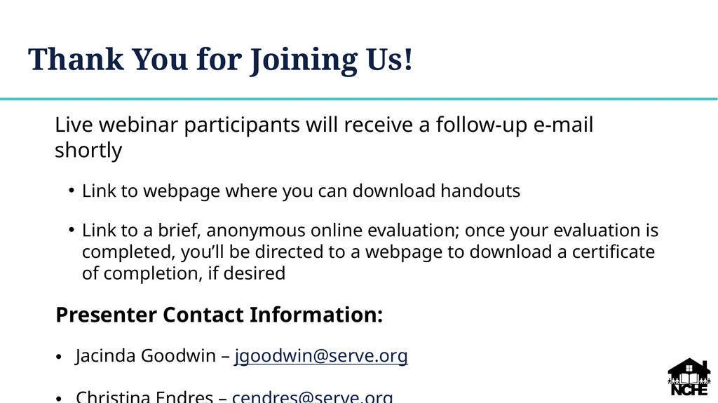Welcome To The Webinar We will begin at 2 pm - slide 30 of 30