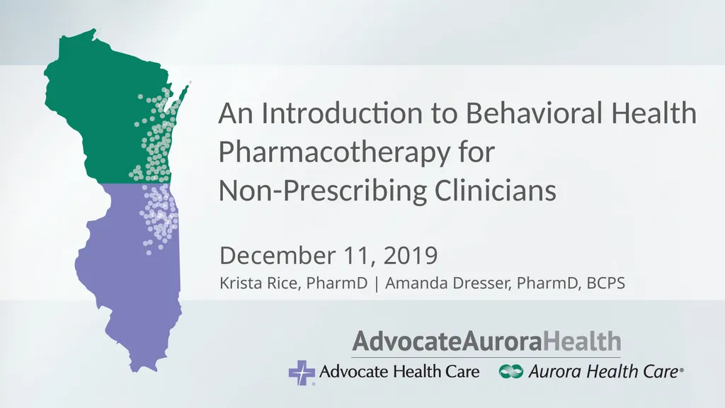 An Introduction to Behavioral Health - slide 1 of 113