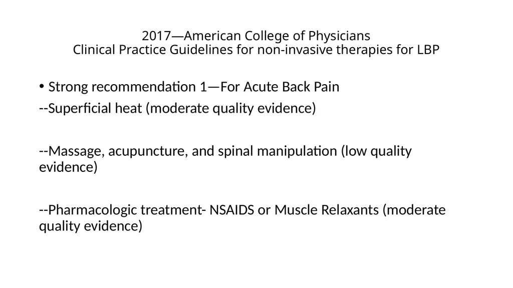 Common Back Pain Issues Presented by Brian Walker, - slide 32 of 47