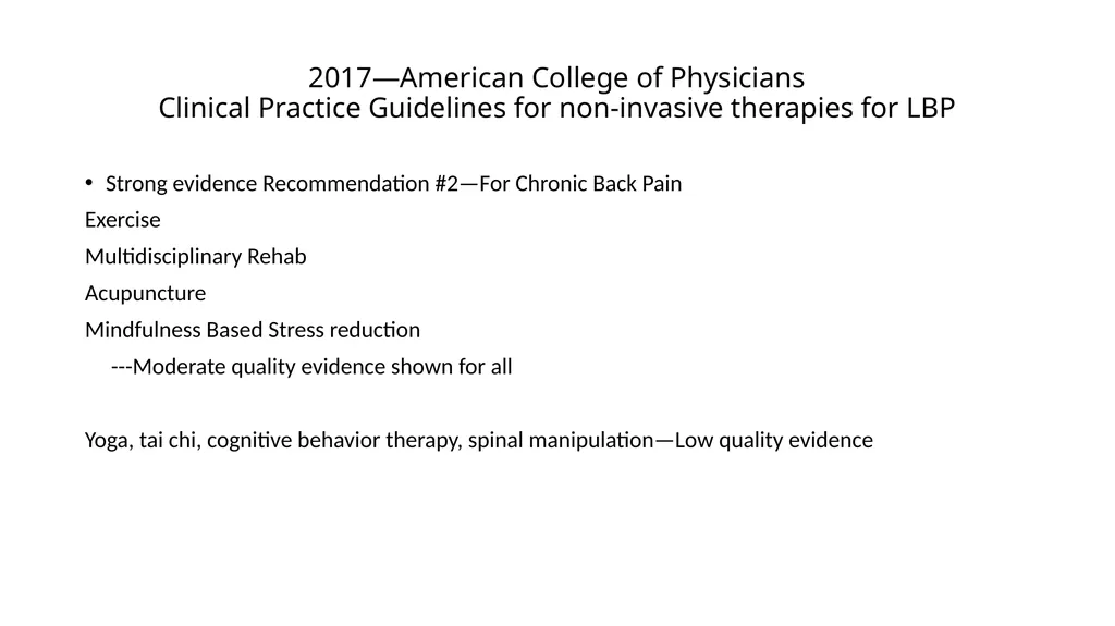 Common Back Pain Issues Presented by Brian Walker, - slide 33 of 47