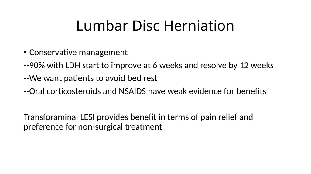 Common Back Pain Issues Presented by Brian Walker, - slide 35 of 47
