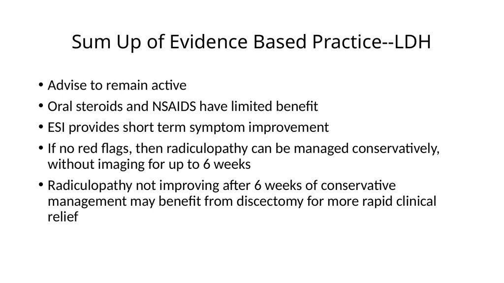 Common Back Pain Issues Presented by Brian Walker, - slide 39 of 47