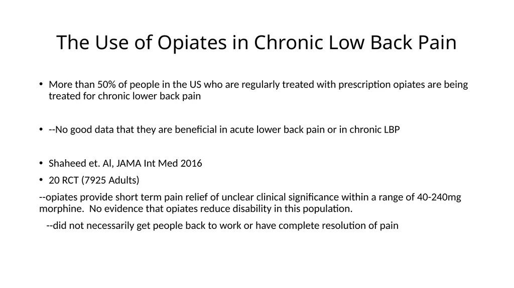 Common Back Pain Issues Presented by Brian Walker, - slide 31 of 47
