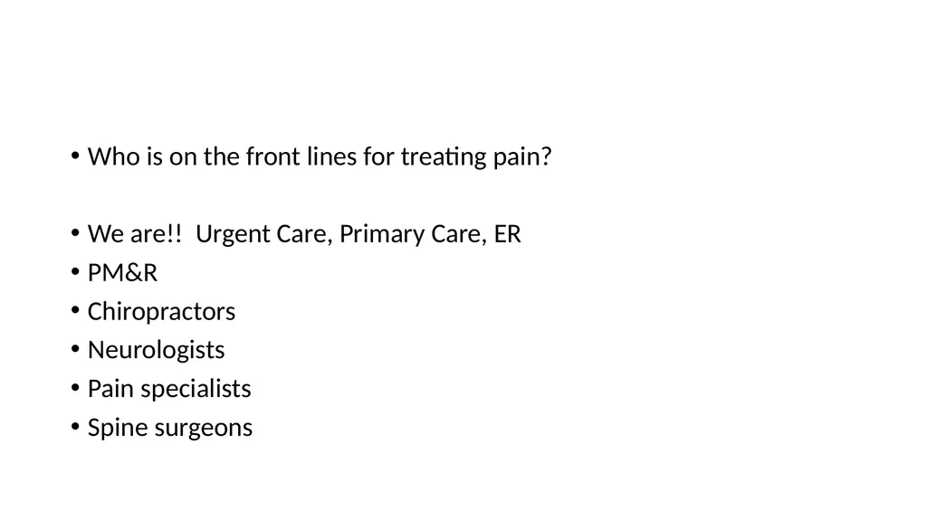 Common Back Pain Issues Presented by Brian Walker, - slide 9 of 47