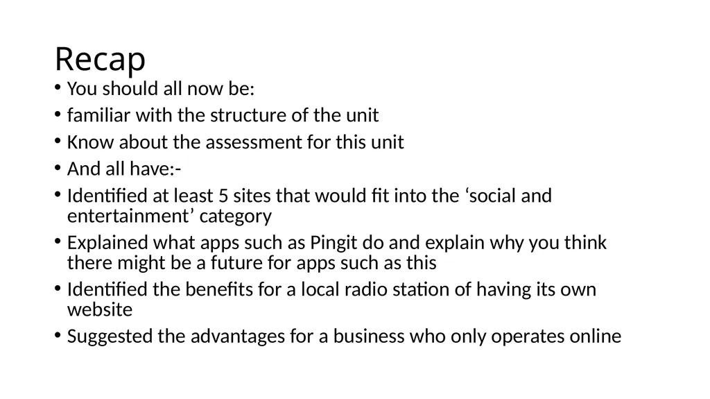 Unit 14 – Business Online Week 1 Ellen Smuts - slide 19 of 20