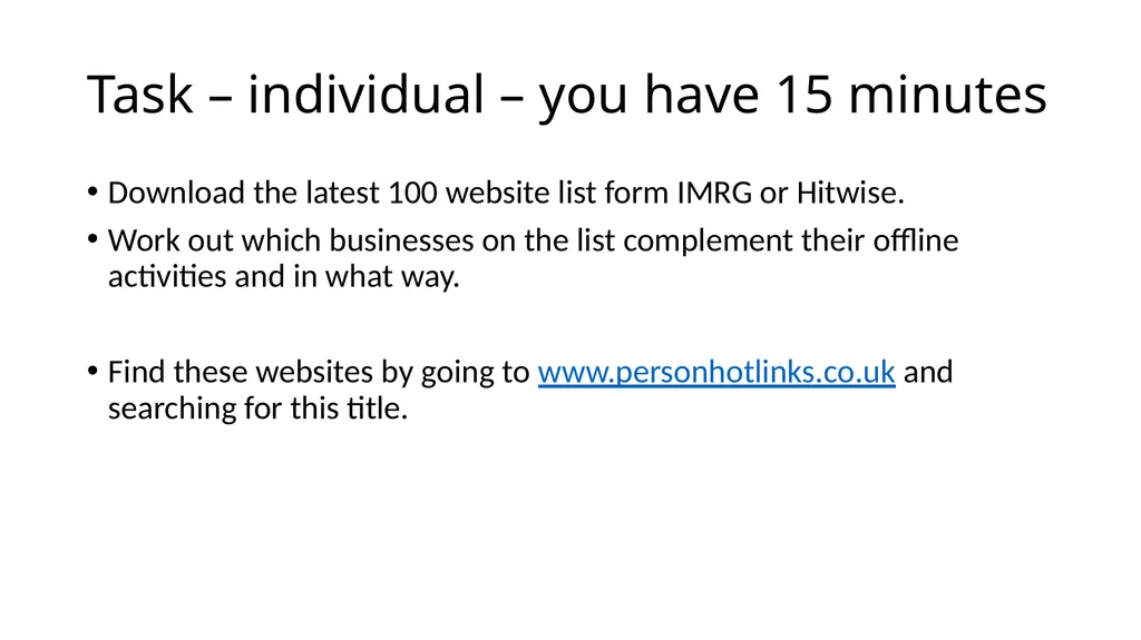 Unit 14 – Business Online Week 1 Ellen Smuts - slide 16 of 20