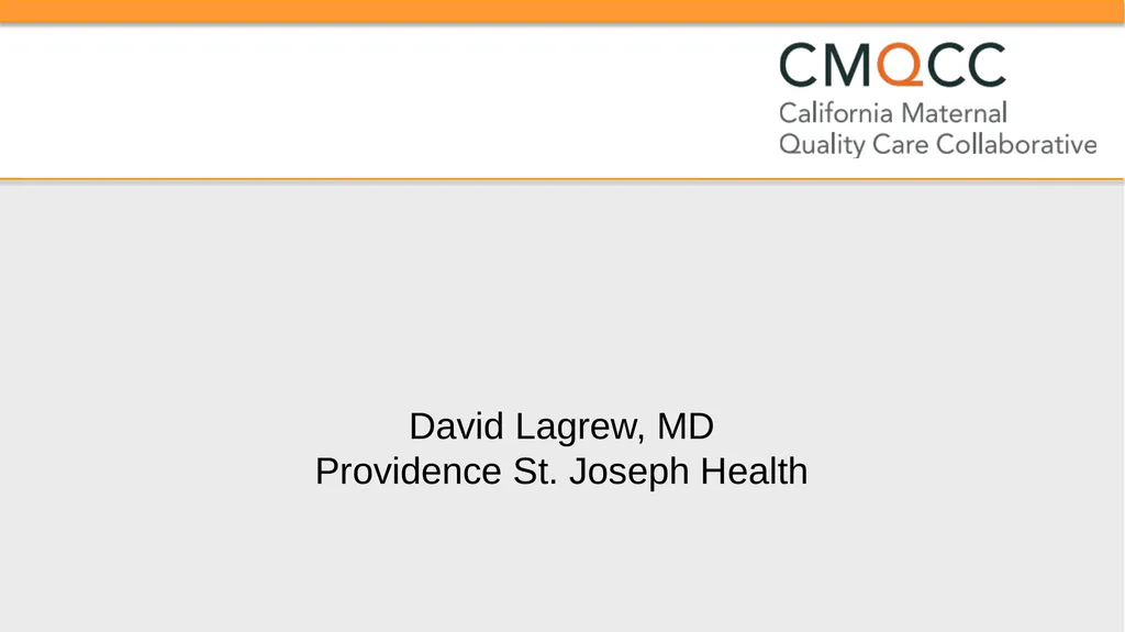 Improving Health Care Response to Obstetric - slide 35 of 70