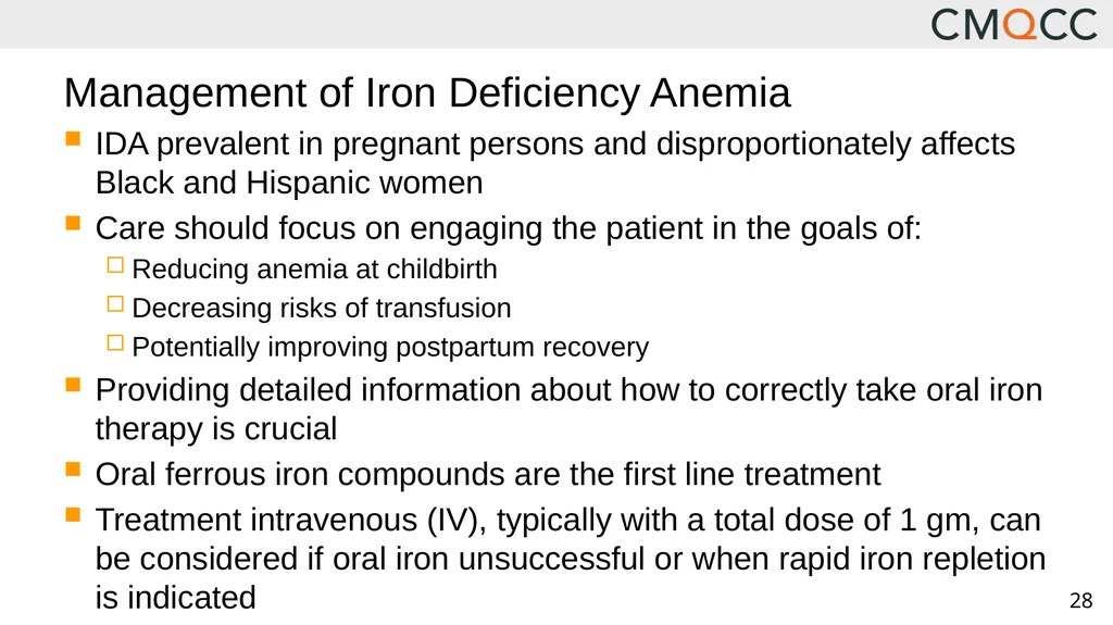 Improving Health Care Response to Obstetric - slide 28 of 70
