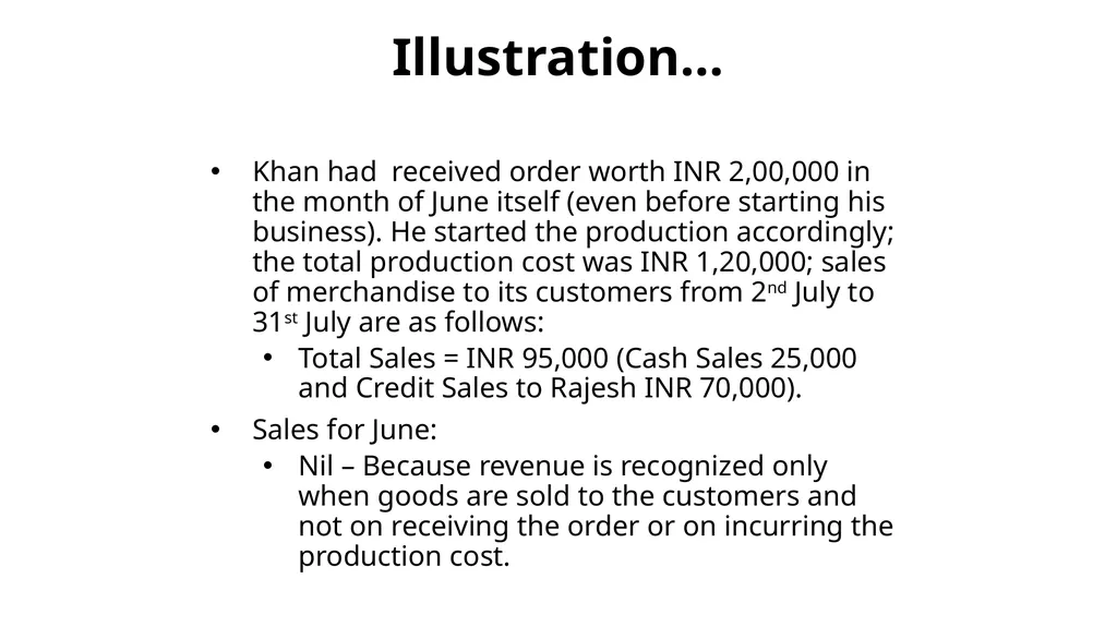 Income statement or Profit & Loss Account - slide 18 of 33