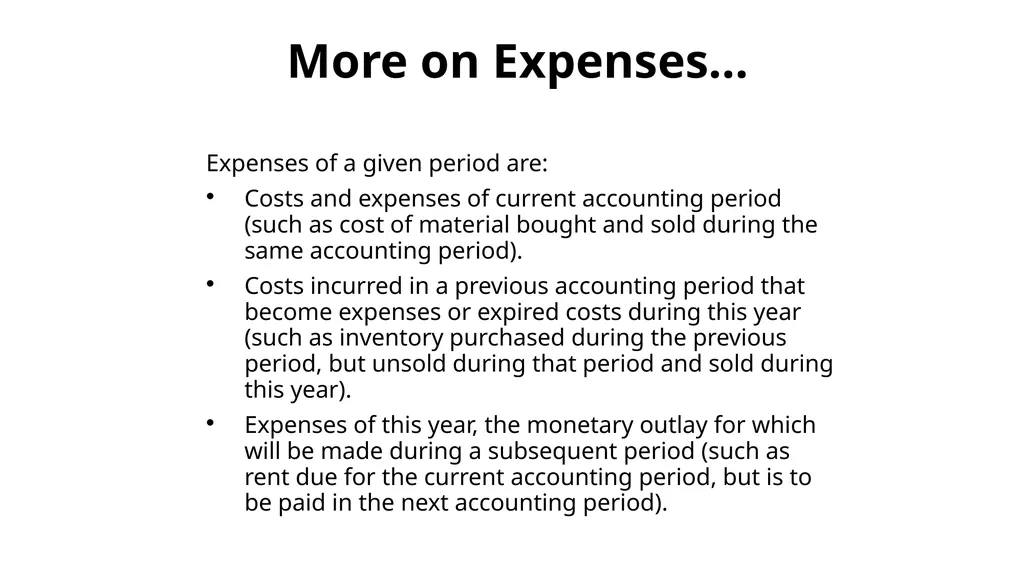Income statement or Profit & Loss Account - slide 27 of 33