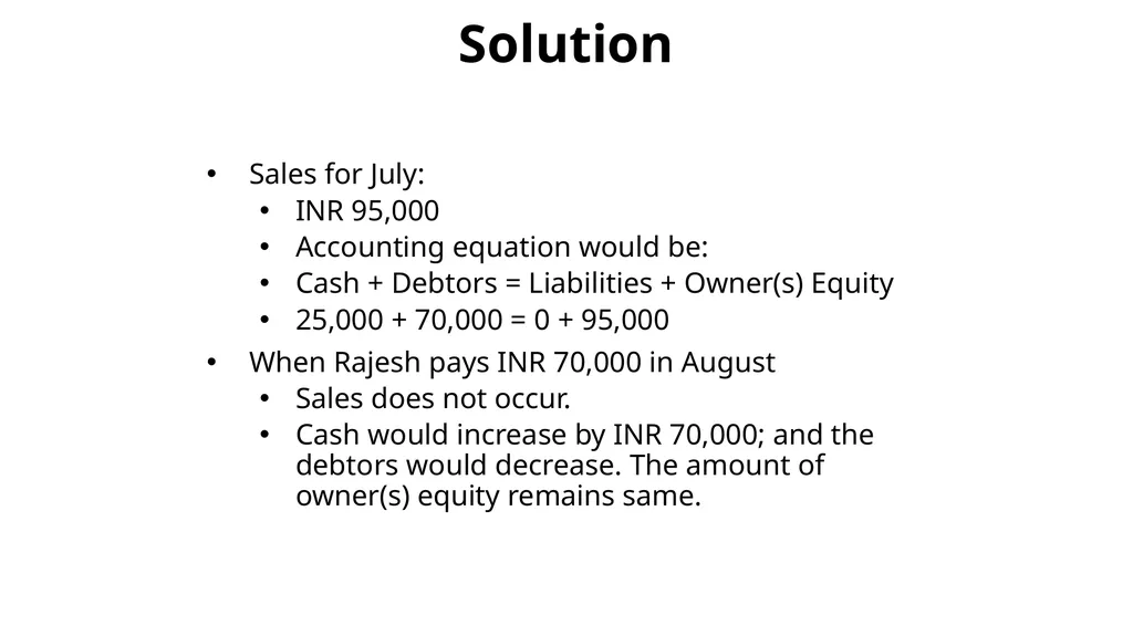 Income statement or Profit & Loss Account - slide 19 of 33