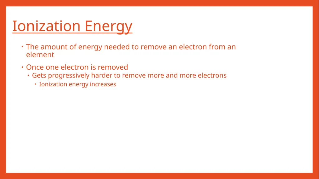 Periodic Table Trends Periodic Table Trends Follow - slide 6 of 15