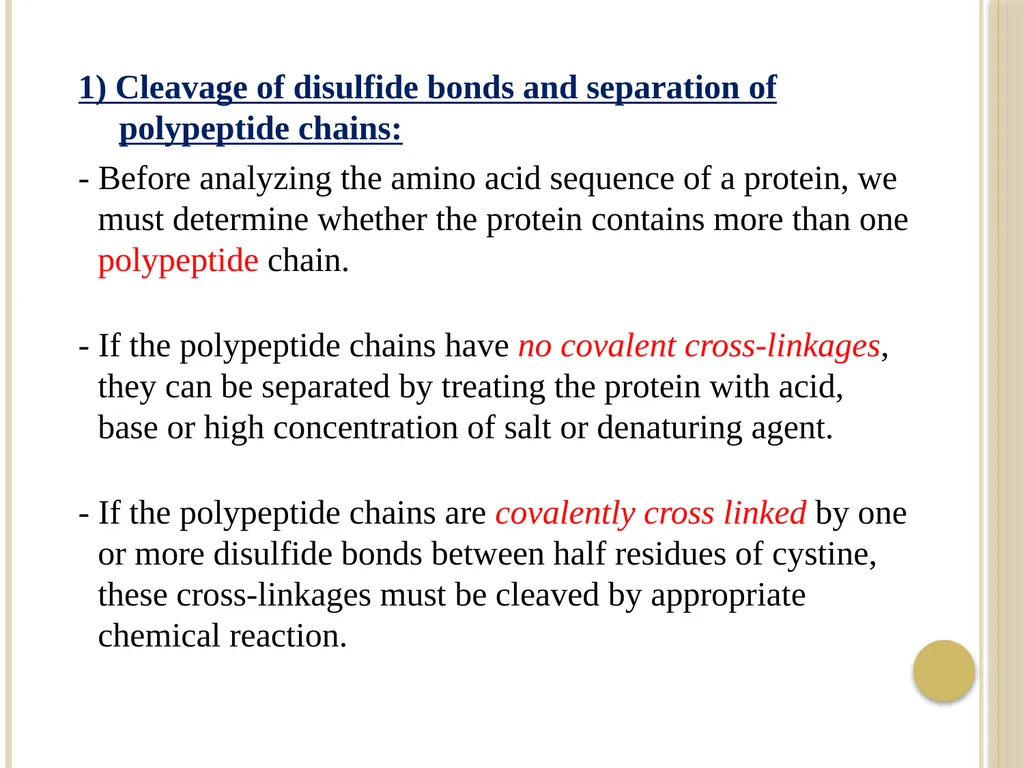 Chapter 3: Proteins Protein Biochemistry (BCH 303) - slide 82 of 107