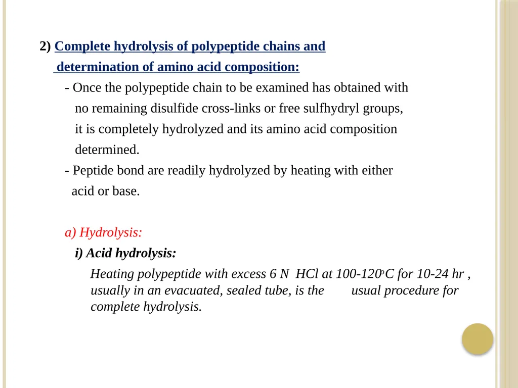 Chapter 3: Proteins Protein Biochemistry (BCH 303) - slide 85 of 107